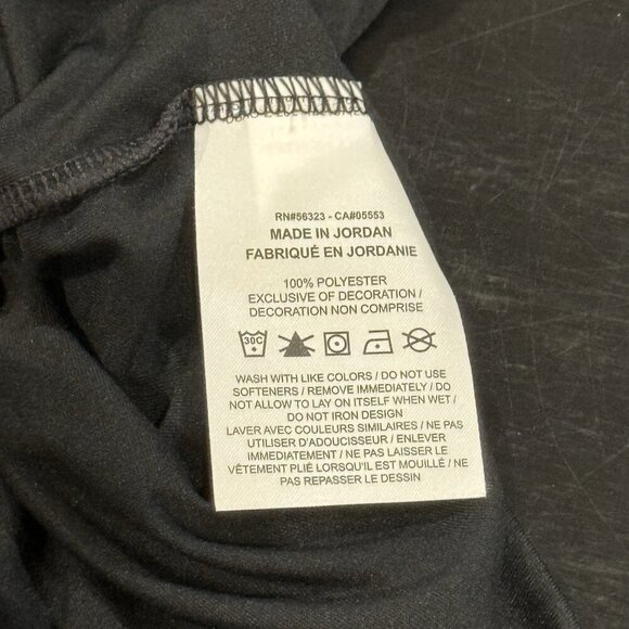 NWT Nike Luxe Dri-FIT Short Sleeve Black Performance Shirt DD0618 Womens XS - Picture 6 of 8